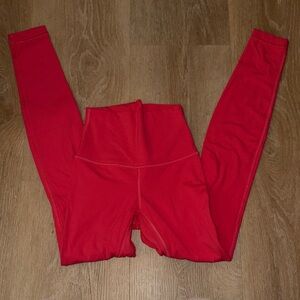 Lululemon Athletica Bold Red Leggings